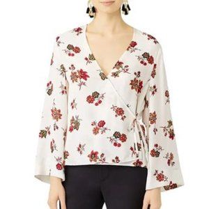 ALC Ray Silk Wrap Blouse Sz S